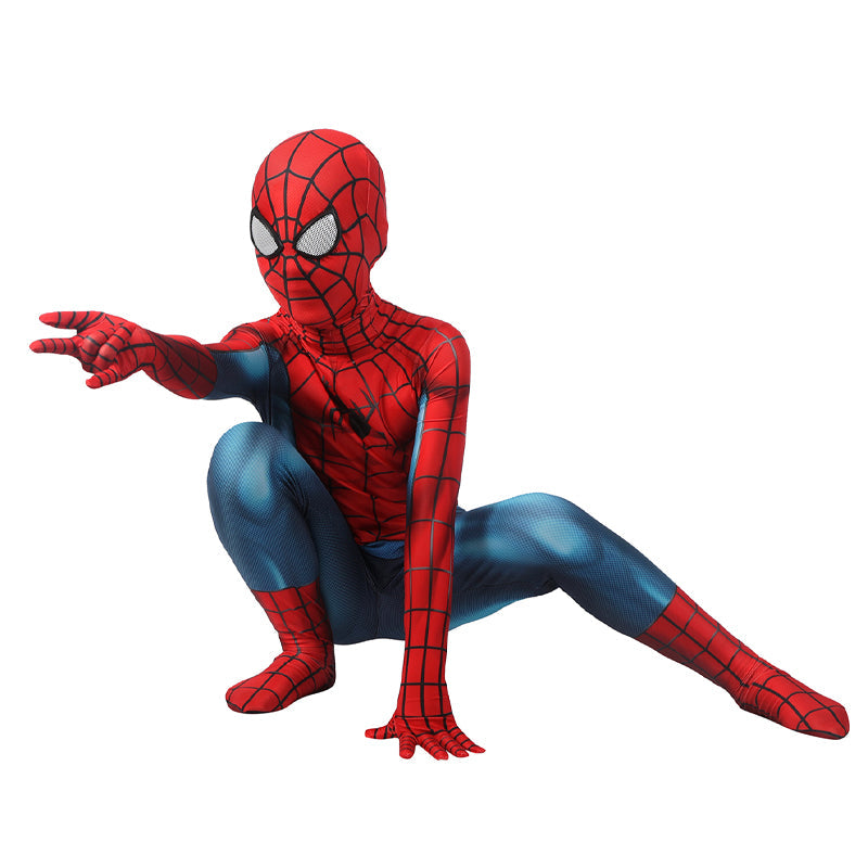 spider man 3 no way home peter parker classic suit kids jumpsuit cosplay costumes