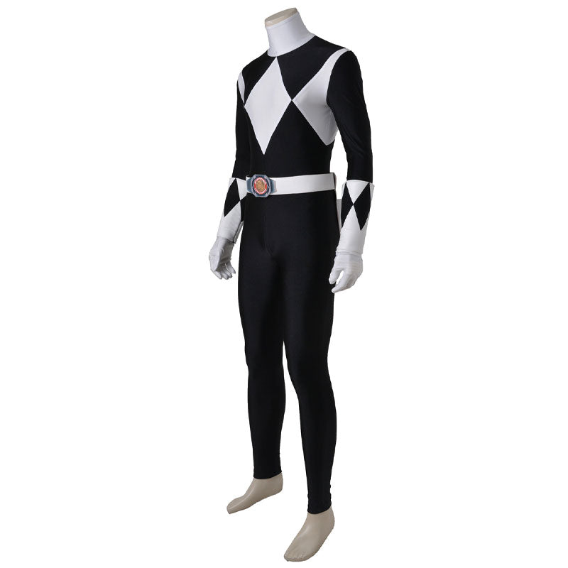 mighty morphin power rangers zack taylor black ranger cosplay costumes