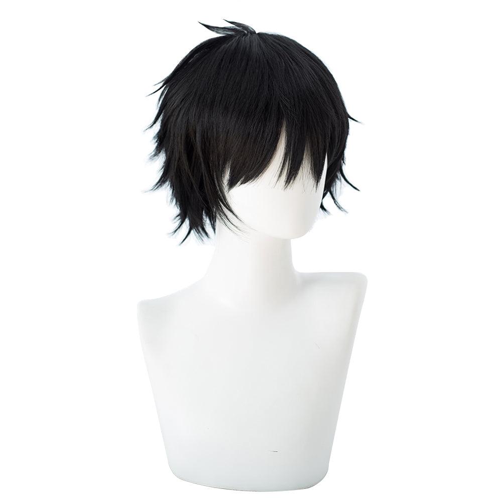 coscrew Anime Angels of Death Isaac¡¤Foste/Zack Black Short Cosplay Wig 461H - coscrew