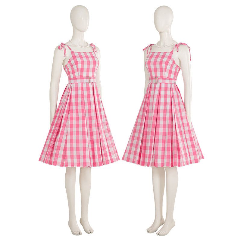 barbie movie 2023 barbie pink dress cosplay costumes