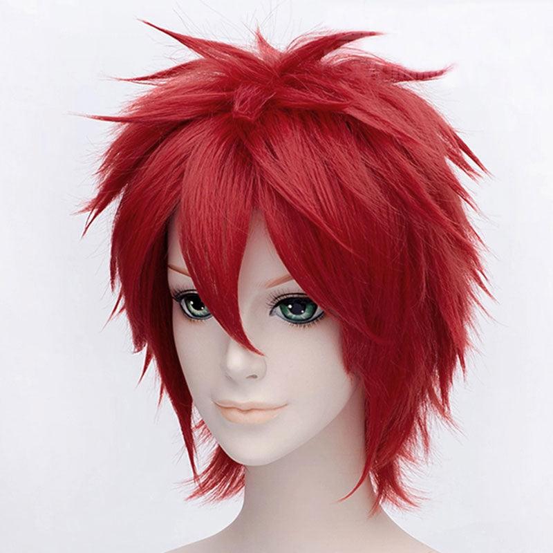 Anime Naruto Gaara Short Red Cosplay Wigs