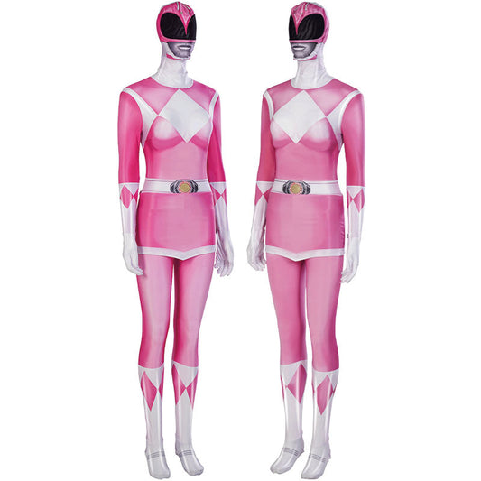 Mighty Morphin Power Rangers Ptera Ranger Pink Ranger Cosplay Costumes - Cosplay Clan