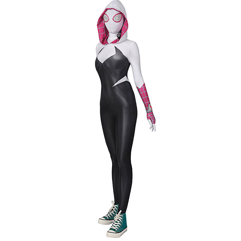 spider woman gwen stacy jumpsuit cosplay costumes