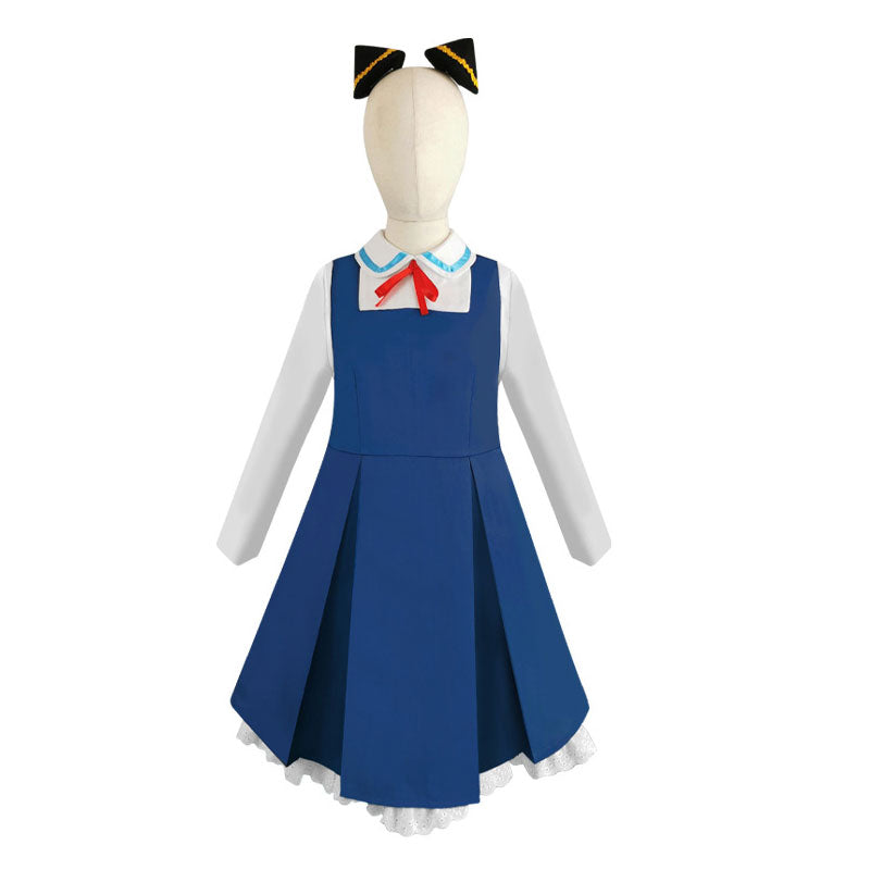 Anime SPY×FAMILY Anya Forger Child Blue Dress Cosplay Costumes