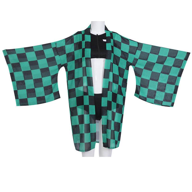 anime demon slayer kimetsu no yaiba tanjirou kamado swimsuit cosplay costumes 1