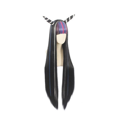 anime danganronpa trigger happy havoc mioda ibuki 100cm long straight cosplay wigs