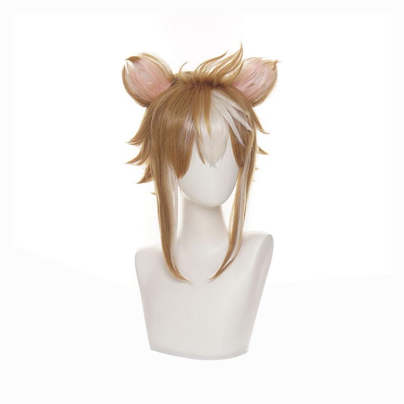 game genshin impact gorou brown cosplay wigs
