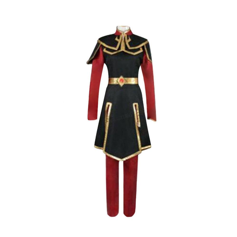anime avatar the last airbender azula outfit cosplay costume