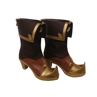 princess connect re dive kelly princess golden anime game cosplay boots shoes