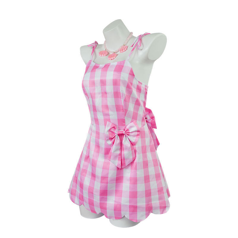 barbie movie 2023 barbie dress cosplay costumes with hat 1