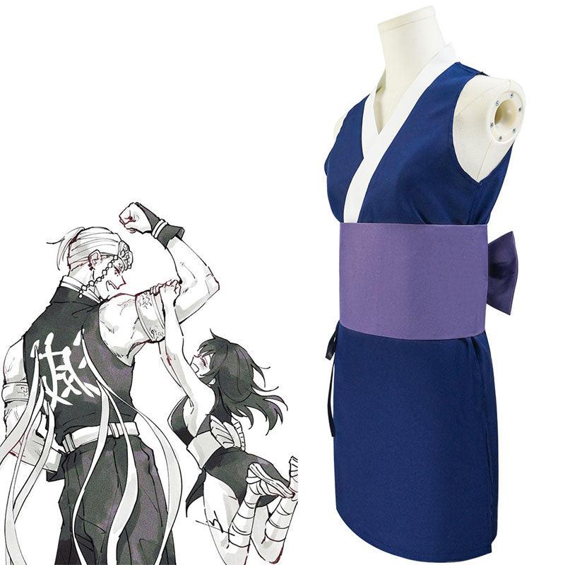 anime demon slayer kimetsu no yaiba makio suma hinatsuru cosplay costumes