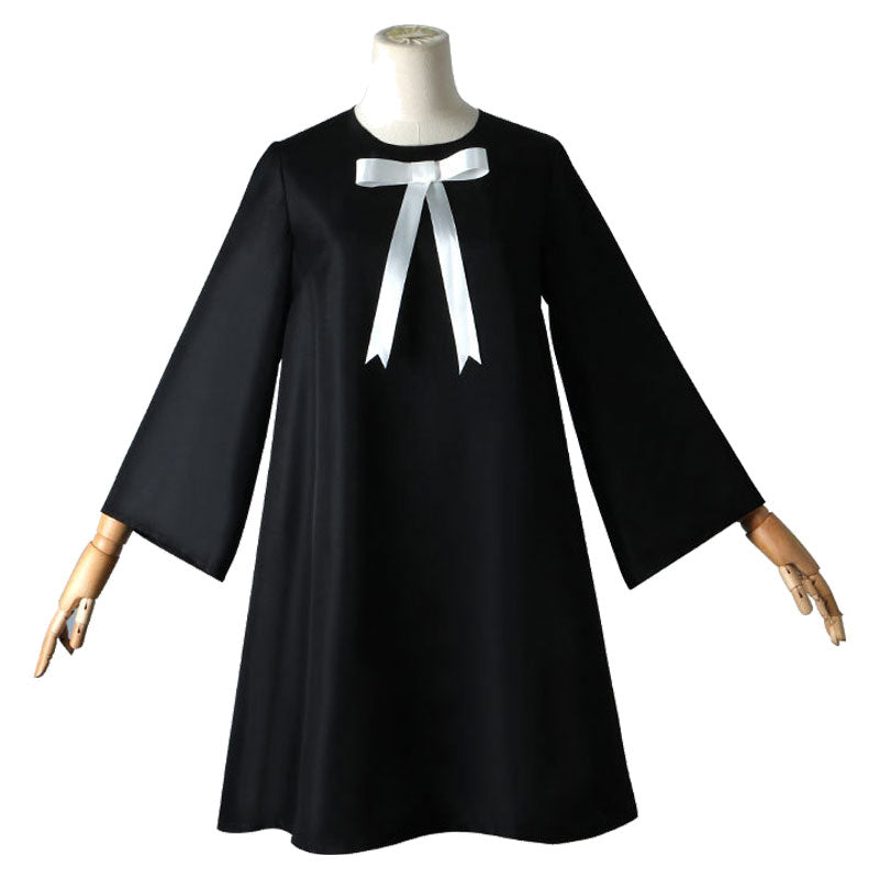 Anime SPY×FAMILY Anya Forger Black Dress Cosplay Costumes