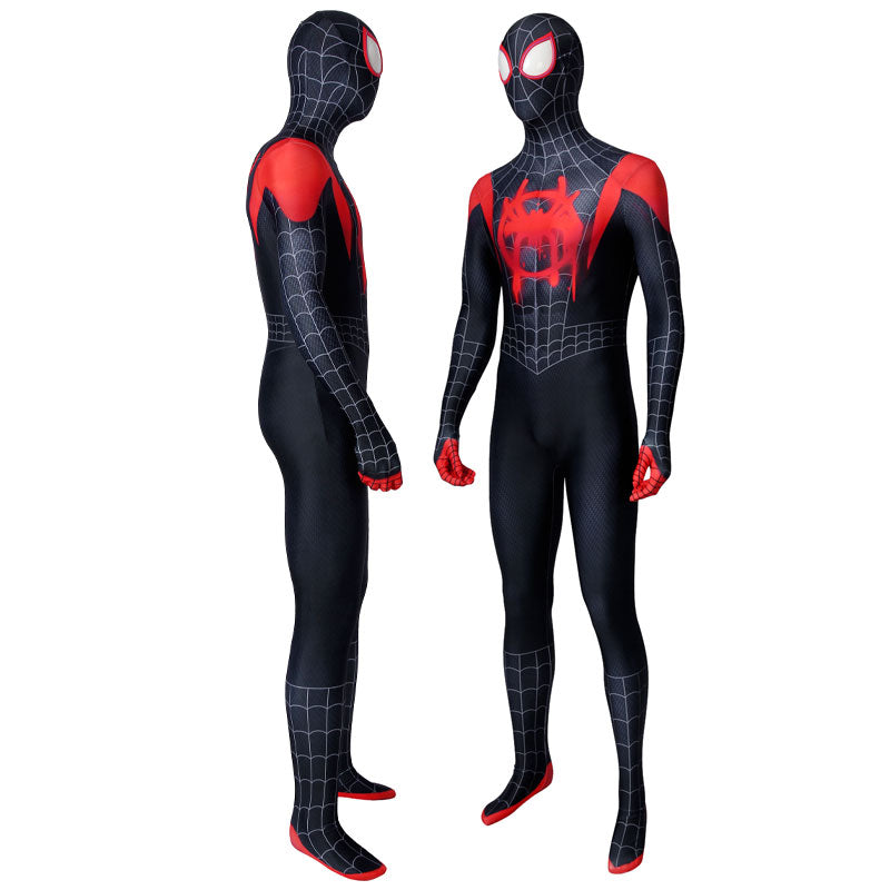 spider man into the spider verse miles morales jumpsuit cosplay costumes