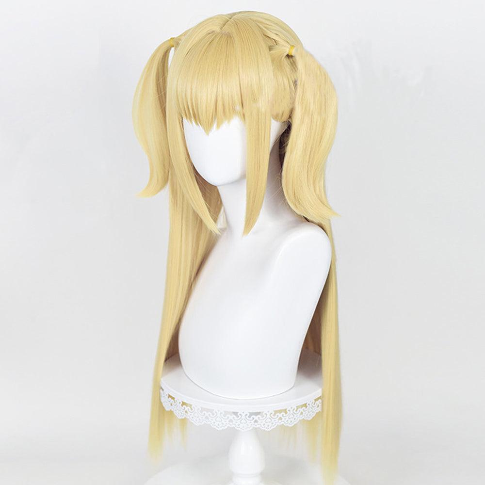 coscrew Anime DEATH NOTE Amane Misa golden Long Cosplay Wig MM63 - coscrew
