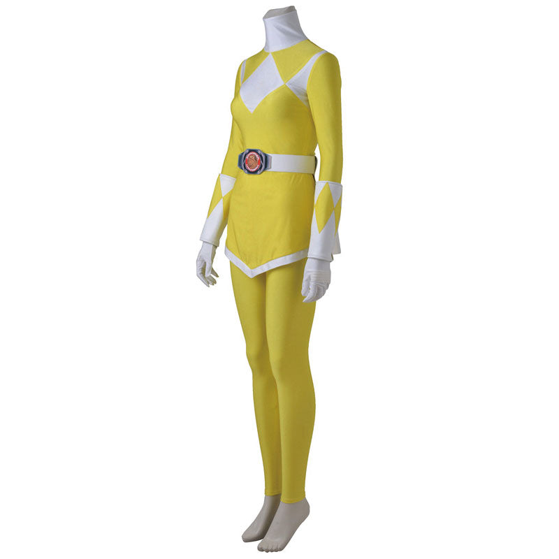 mighty morphin power rangers trini kwan yellow ranger cosplay costumes 1