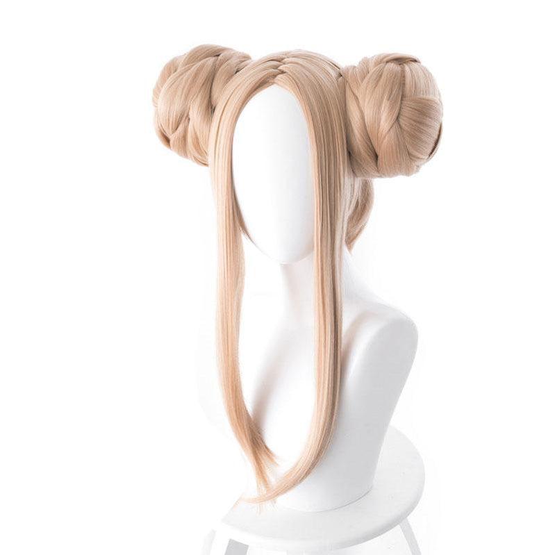 FGO Fate Grand Order: First Order Abigail Williams Mixed Blonde Bun Cosplay Wigs