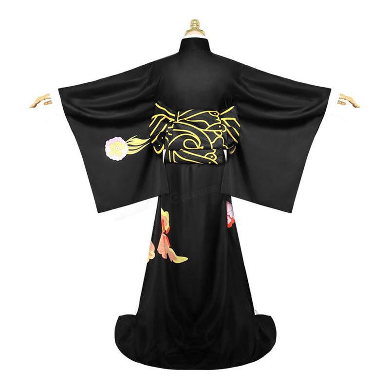 anime demon slayer kimetsu no yaiba kibutsuji muzan kimono woman uniform halloween cosplay costumes