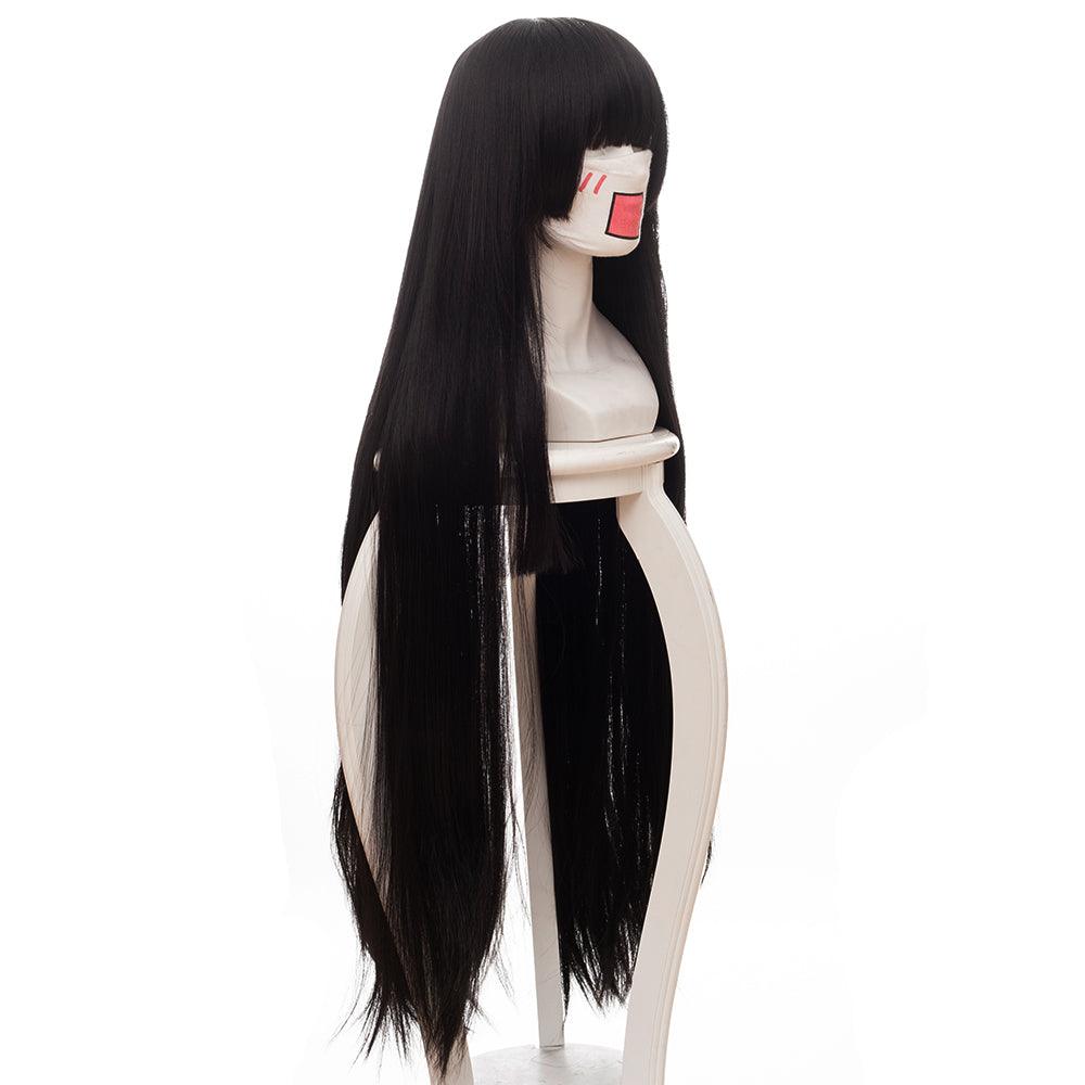 coscrew anime tiny little life in the woods mikochi black long cosplay wig 462b