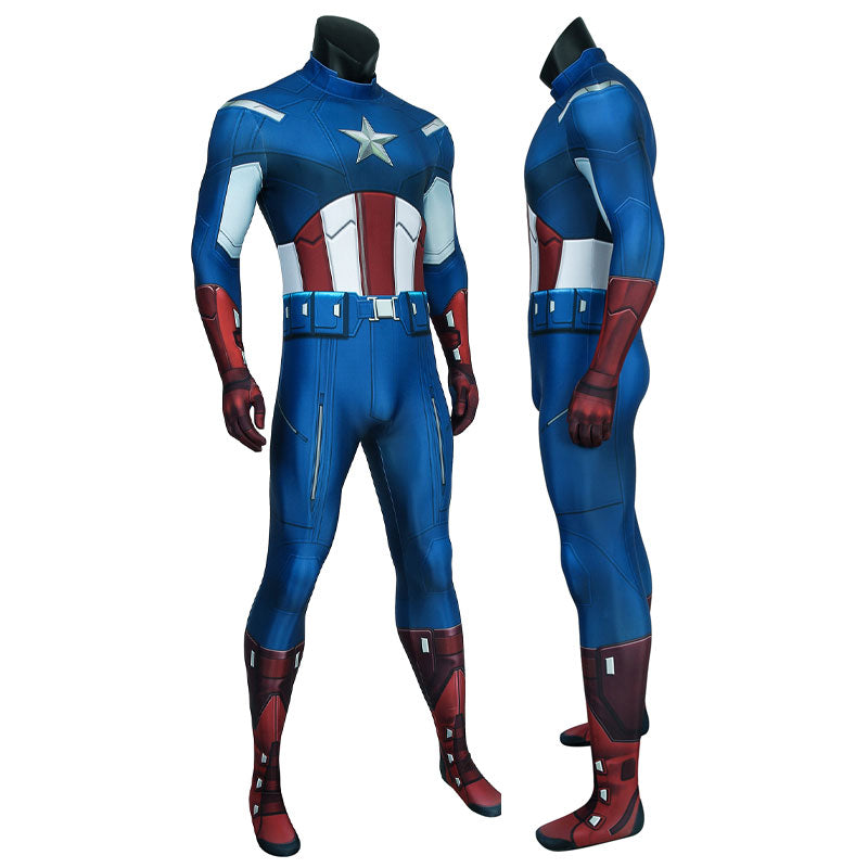 the avengers 1 captain america steve rogers jumpsuit cosplay costumes