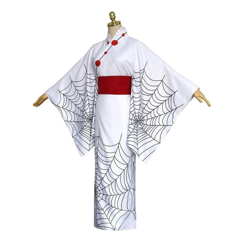 Anime Demon Slayer Kimetsu no Yaiba Rui Spider Kimono Cosplay Costumes
