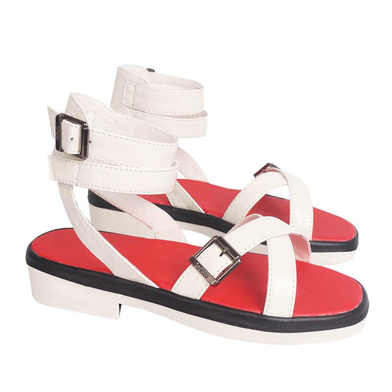 arknights angelina coral coast summer flower game cosplay sandals shoes for carnival