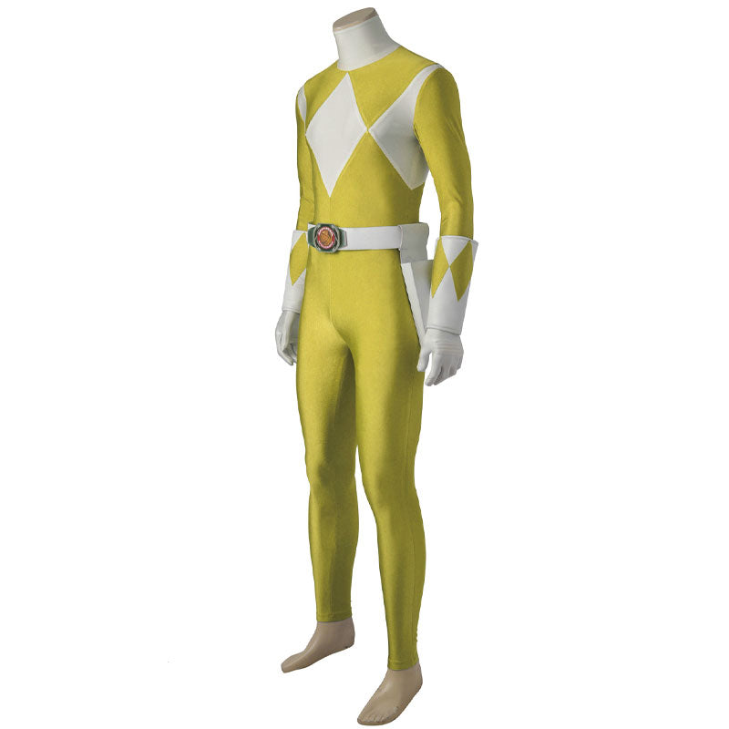 mighty morphin power rangers trini kwan yellow ranger cosplay costumes