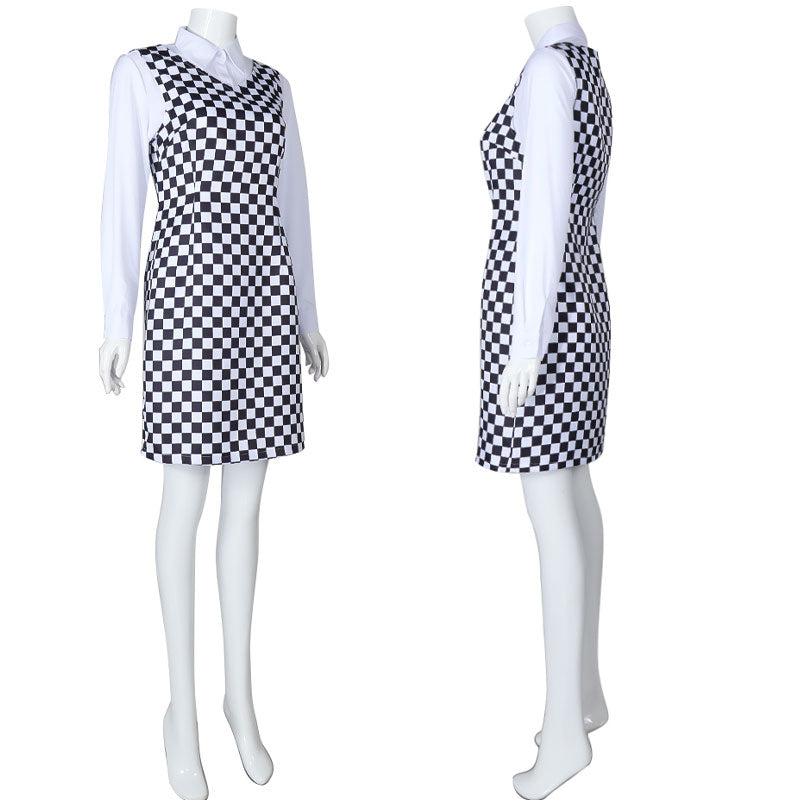 the addams family wednesday addams school uniform cosplay costumes 2