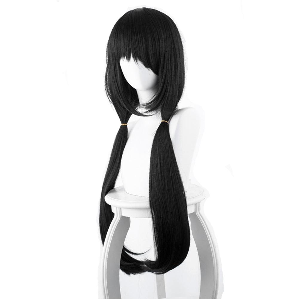 coscrew anime date a live tokisaki kuruminightmare black long cosplay wig 394bb