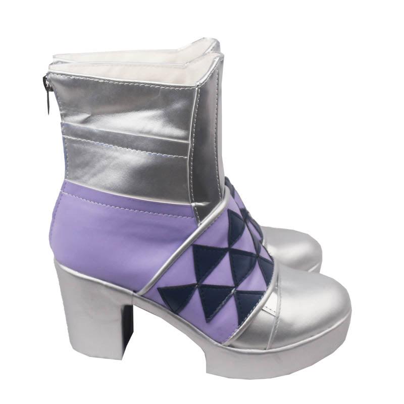 Arknights Saileach Game Cosplay Purple Boots Shoes for Cosplay Carnival - coscrew