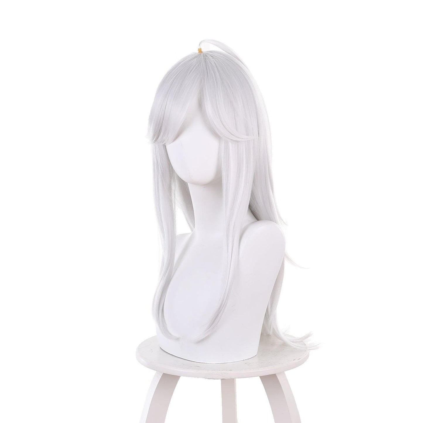 coscrew genshin impact cyno white long cosplay wig 539q