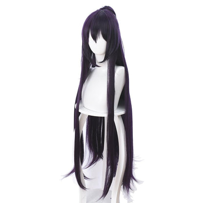 coscrew Anime DATE A LIVE Yatogami Tohka(Princess) Dark purple Long Cosplay Wig 394D - coscrew