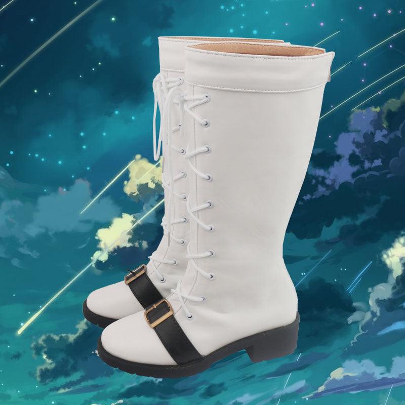 arknights nightingale game cosplay boots shoes for carnival anime party