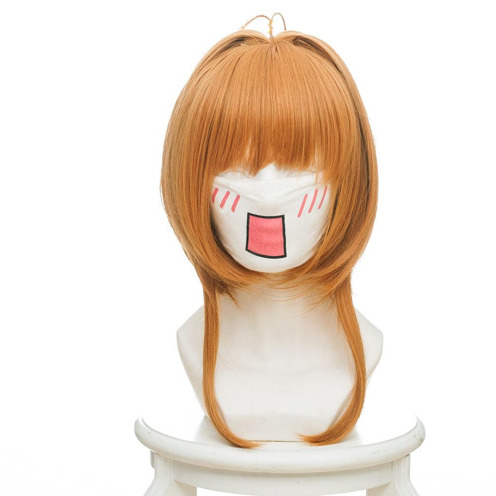 coscrew Anime Cardcaptor Sakura Sakura Brown Short Cosplay Wig 455A - coscrew