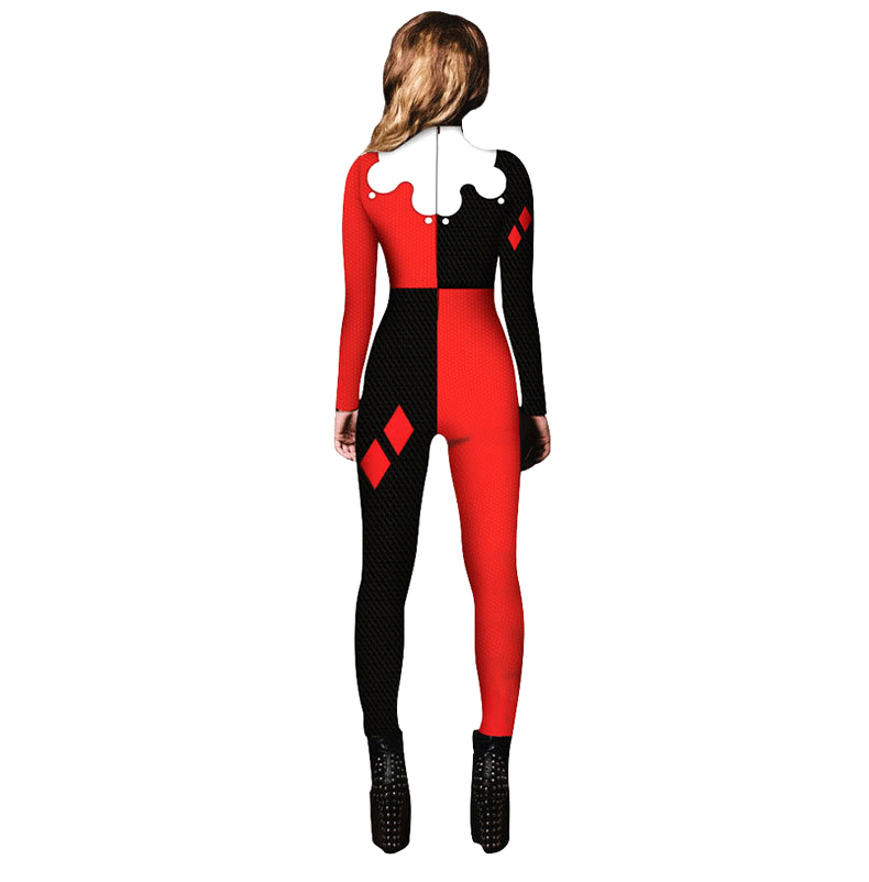 movie birds of prey harley quinn ribbon outfits cosplay costume 1