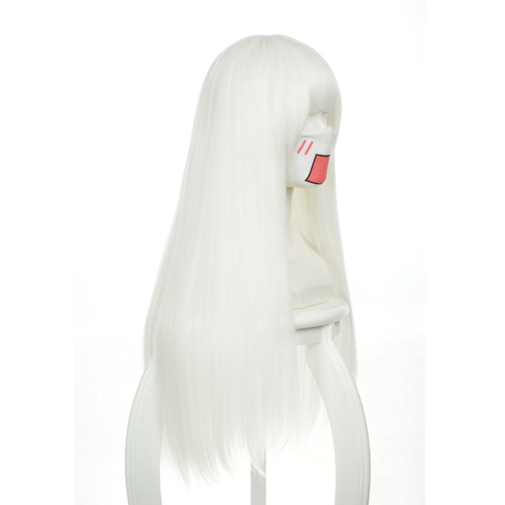 coscrew anime k return of kings kushina anna white long cosplay wig 306f