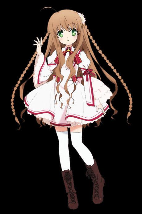 Rewrite Kanbe Kotori School Uniform Senri Akane Maid Outfit Dress Game Cosplay Costume