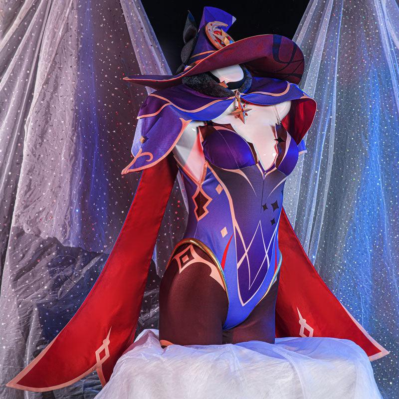 Game Genshin Impact Mona Megistus Fullset Cosplay Costumes