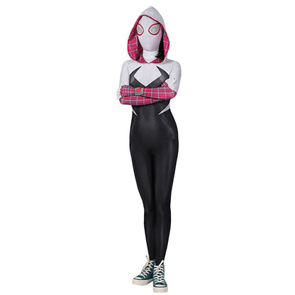 spider woman gwen stacy jumpsuit cosplay costumes