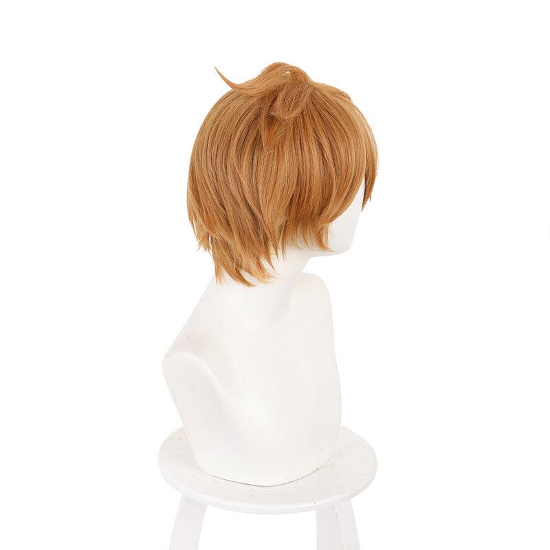 game genshin impact tartaglia brown cosplay wigs