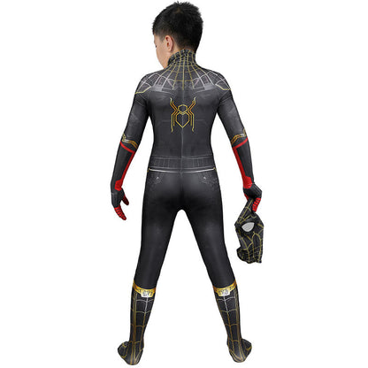 spider man 3 no way home peter parker kids jumpsuit cosplay costumes 2