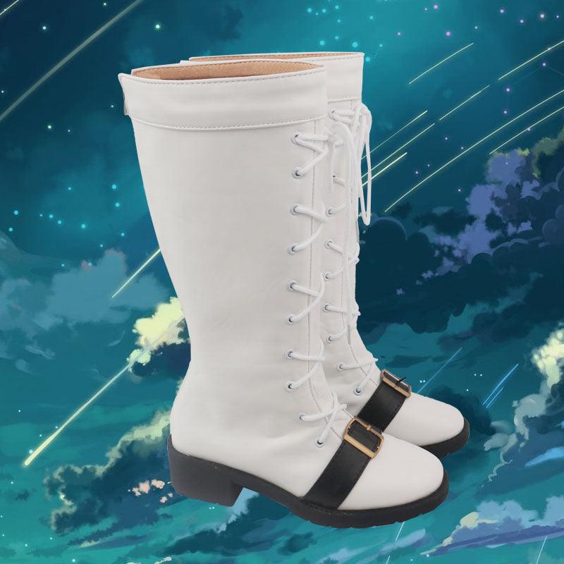 arknights nightingale game cosplay boots shoes for carnival anime party