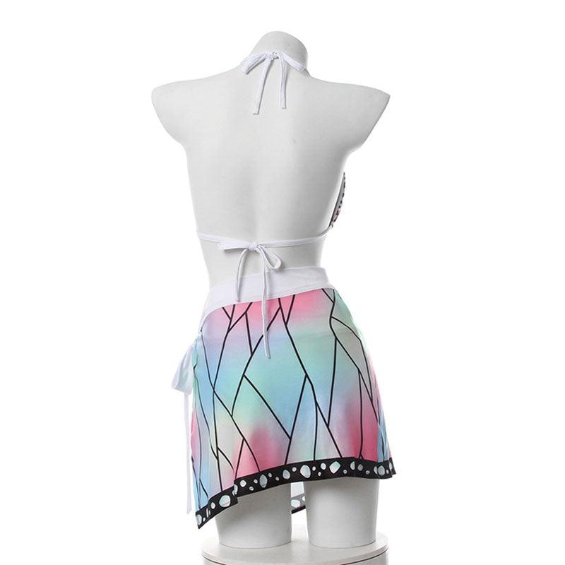 anime demon slayer kimetsu no yaiba kochou shinobu swimsuit cosplay costumes 3