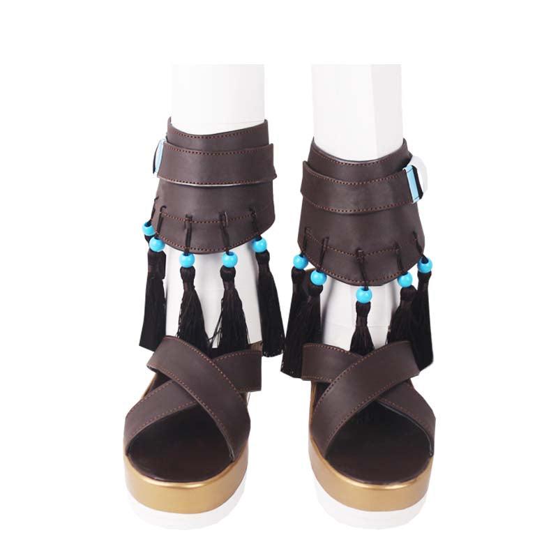 arknights coral coast game cosplay sandals shoes for carnival anime party