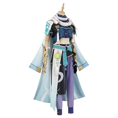 game genshin impact baizhu fullset cosplay costumes