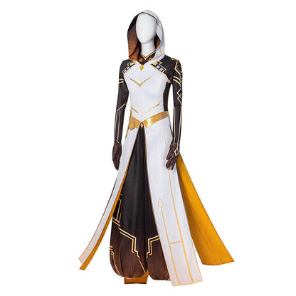 game genshin impact zhongli archon fullsuit cosplay costumes
