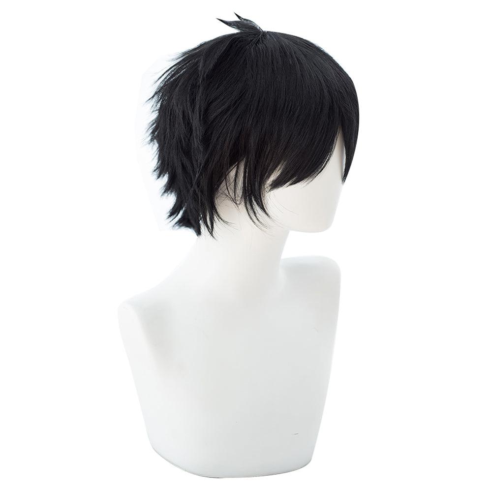 coscrew anime angels of death isaac foste zack black short cosplay wig 461h