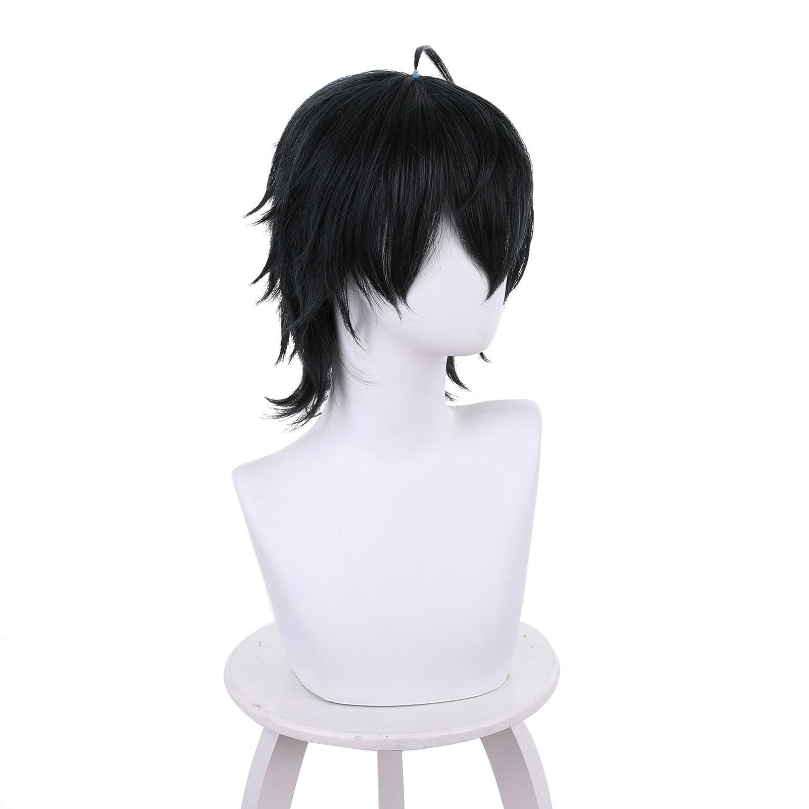 coscrew Anime Cosplay Wigs for TAKT ASAHINA black Cosplay Wig of takt op.Destiny 529D - coscrew