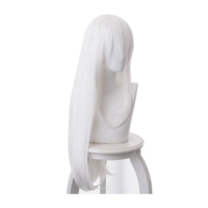 anime re zero starting life in another world echidna witch of greed long straight white cosplay wigs