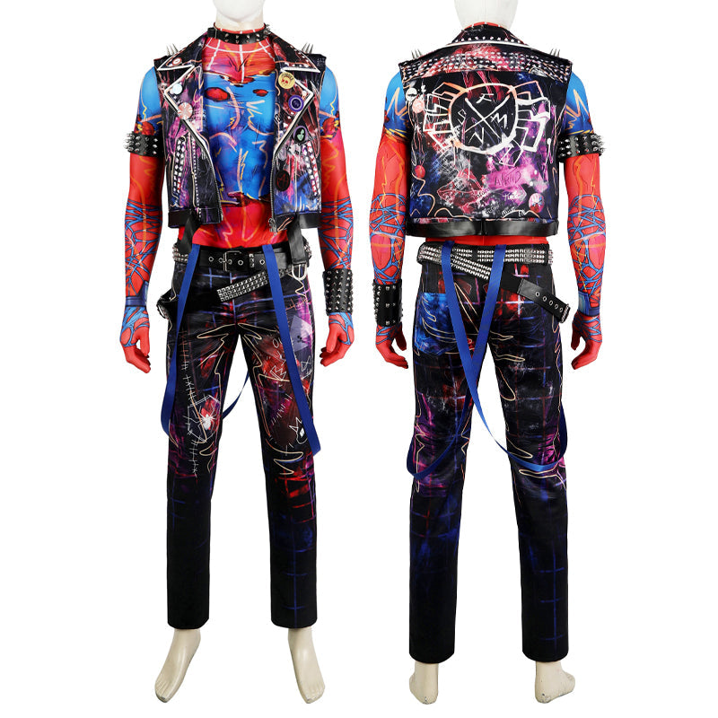 Spider-Man: Across the Spider-Verse Spider-Punk Hobie Cosplay Costume