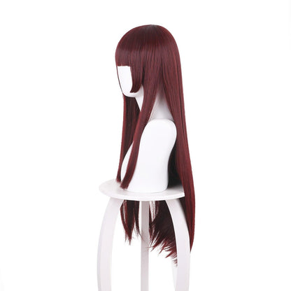 coscrew Anime Kumichou Musume to Sewagakari Sakuragi Yaeka Red Long Cosplay Wig 512H - coscrew